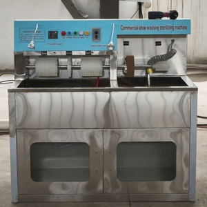 Laveuse-sécheuse de chaussures semi-automatique commerciale, équipement électrique de lavage et de séchage de chaussures pour les entreprises - Product Image 3