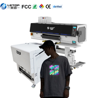 Imprimante numérique DTF grand format LETOP Factory Fluorescent 9 couleurs encre blanche pour vêtements