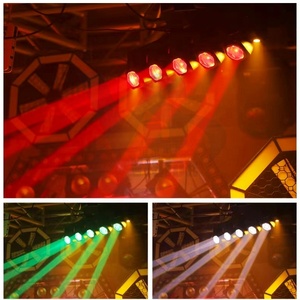 2022ใหม่ดีเจดิสโก้ Strobe ผล RGBW 4in1นำย้ายหัวแสงลำแสงแฟลช2in1 <span class=keywords><strong>Sonos</strong></span> ย้ายแสง - Product Image 6