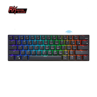 Clavier mécanique 84 touches, 61 touches, Royal Kludge RK61 RK818, clavier de jeu pour ordinateur portable, clavier 60%, Teclado Clavier case RK 61, directement de l'usine