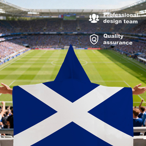 Cape avec capuche drapeau écossais 3x5 pieds Saltire d'Écosse pour la célébration de la Saint-Andréa et les supporters - Product Image 5