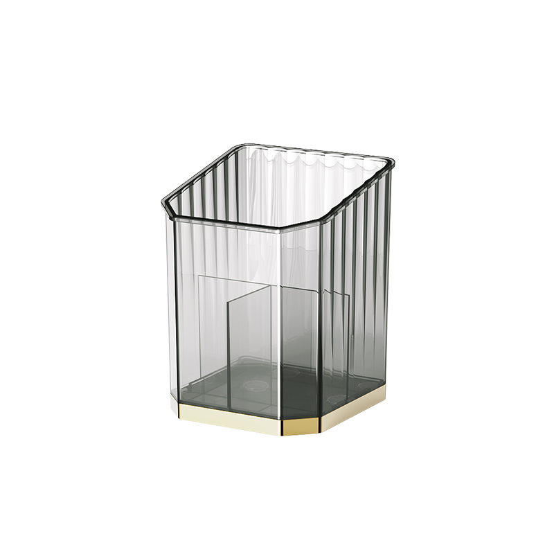 Rangement pour armoire de toilette - Boîte de rangement pour rouge à lèvres [Blanc Transparent]