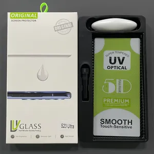Janit 5D UV protector de pantalla para Samsung todos los modelos para <span class=keywords><strong>Google</strong></span> <span class=keywords><strong>pixel</strong></span> <span class=keywords><strong>7</strong></span> <span class=keywords><strong>Pro</strong></span> protector de pantalla para Vivo V29 protector de pantalla UV - Product Image 1