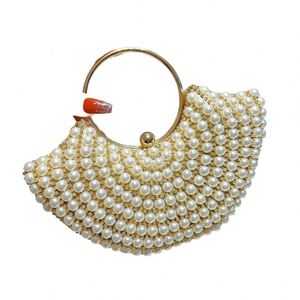 Nuevo Bolso de Noche para Mujer, Bolso de Mano de Cuero Suave Tejido a Mano, Estilo Antiguo, Bolso Trenzado, Bolso de Mano para Dama - Product Image 4