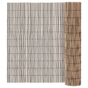 VidaXL stile moderno giardino recinzione 157.5 "x 39.4" PVC Reed 60mm Post acciaio al carbonio rivestimento in polvere per la recinzione di sicurezza a casa - Product Image 1