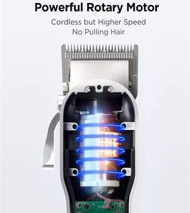 Recortadora Profesional Inalámbrica Ajustable con Cuchilla en T, Máquina <span class=keywords><strong>de</strong></span> Corte <span class=keywords><strong>de</strong></span> <span class=keywords><strong>Pelo</strong></span> <span class=keywords><strong>para</strong></span> Barbería, Recortadora Eléctrica Recargable <span class=keywords><strong>para</strong></span> <span class=keywords><strong>Hombres</strong></span> - Product Image 4