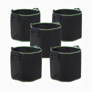 25 gallon All Size Non woven Plant Fabric Pots Grow Bags with Handles for vegetables strawberry potato,tomato