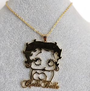 Personaggio dei cartoni animati personalizzato <span class=keywords><strong>nome</strong></span> personalizzato collana pendente <span class=keywords><strong>per</strong></span> le ragazze delle donne - Product Image 3