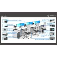 Consoles de contrôle pour salles de direction minières |   Facile à assembler et espace pour les pieds spacieux