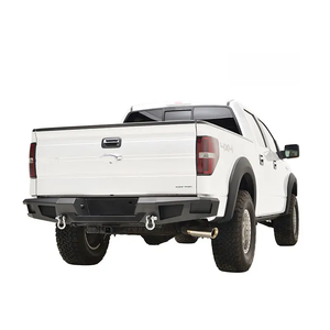 Accesorios todoterreno textura negro cabrestante delantero parachoques anillo <span class=keywords><strong>en</strong></span> D para Dodge Ram 1500 2013-2018 W/parachoques traseros DRL - Product Image 5
