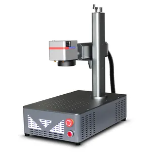 2024New Machine de marquage laser à fibre portable de bureau avec source laser Raycus MAX JPT 20W 30W 50W