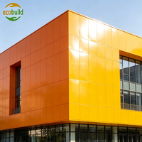 Panneau composite en aluminium Alucobond personnalisable, série couleurs brillantes, panneau ACP économique de 4 mm, revêtement mural extérieur pour bâtiments
