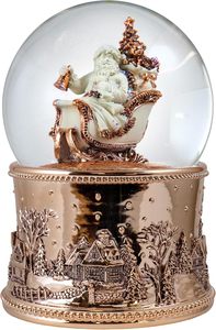 Globe à neige souvenir personnalisé, fait main et peint à la main, sculpture en résine, figurine, cadeau pour musée ou zoo, boule de neige en verre personnalisée - Product Image 3