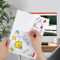Rouleau d'autocollants vierges en vinyle A3 pour enfants, format A4 imprimable pour jet d'encre, design rapide, prix bas, auto-adhésif, livraison rapide