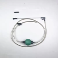 Petit nettoyeur d'aquarium avec pompe à eau en plastique-verre-PP pour le changement d'eau des aquariums, utilisation en salon, portable
