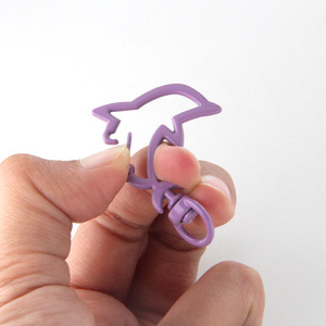 Llaveros de aleación de zinc de colores con forma de animal, hebillas de resorte, ganchos para bolsos de peluche, accesorios de joyería, herrajes duraderos para bricolaje - Product Image 4
