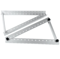 Corigy Montage solaire réglable Support solaire triangulaire portable Support de panneau solaire en aluminium