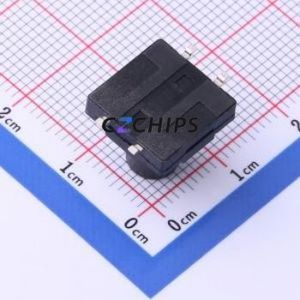 TS-KG10DG-BB115F Tactile Switch SMD Switch Single Pole Single Throw Round Button 2.5N Vertical Mount - Product Image 2