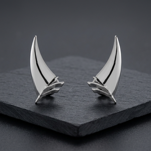 Zinc Alloy Lucifer <b>Devil</b> <b>Horn</b> Sweet Unisex Hair Clips Niche Design High-End Styling Halloween Cosplay - Product Image 3