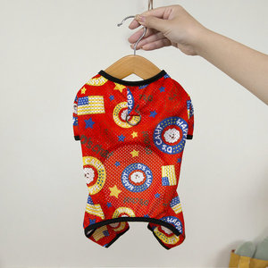 בגדי חיות מחמד סיטונאיים, מכנסיים נוחים וגמישים עם ארבע רגליים לכלבים קטנים, חתולים וחיות מחמד בעלות ארבע רגליים, הדפס חמוד, קיץ חורף 25 - Product Image 4