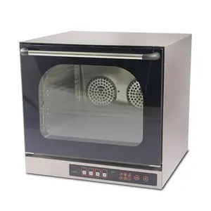 Commercial 4 Tray Steam Convection Oven Electric Half Size Countertop Convection Oven