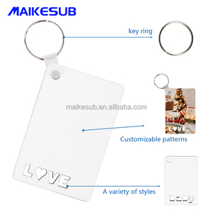 Personalizzato 3mm MDF foto sublimazione portachiavi in legno rotondo <span class=keywords><strong>oggetto</strong></span> <span class=keywords><strong>decorativo</strong></span> con sublimazione bianco Mdf - Product Image 5