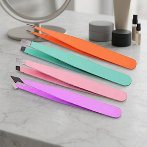 Pince à épiler de précision ergonomique en acier inoxydable de qualité durable ASAP pour sourcils et poils incarnés - Product Image 3