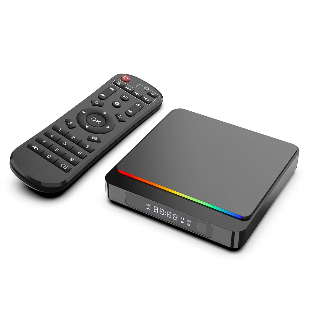 New S905X4 Set Top Box 8k Video Decode Private Casing X3 Pro 4/64gb Android 10.0 2.4/5g Wifi AC Support AV1 Codec 4k HD For IPTV