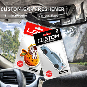 13 Deodoranti per Auto in Carta di Cotone Fustellata Personalizzati, Diffusore a Evaporazione Naturale, Design con Logo, Profumo di Ghiaccio, a Forma di <span class=keywords><strong>Alberi</strong></span> - Product Image 2