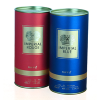 Boîte de parfum cylindrique d'emballage exquis de haute qualité pour l'emballage de parfum Vente à chaud avec logo personnalisé