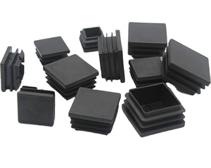 Bền vuông ống nhựa cắm ống cao su nhựa End Stopper trắng đen màu PP nhựa blanking chèn ống cắm kết thúc - Product Image 2