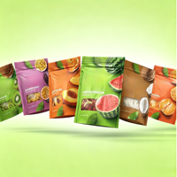 Op maat bedrukte herbruikbare ritssluitertassen voor gedroogd fruit, cashewnoten, verpakkingen, ziplock plastic mylar zakken