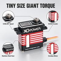 XQ-POWER XQ-S2007D Micro Servo Digital Programable sin Escobillas de 7 kg del Tamaño de un Dedo, con Engranajes Metálicos, para Mini Helicópteros, Aviones y Drones