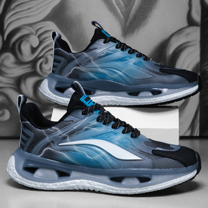 Zapatos Deportivos Casuales para Hombre, Cómodos, con Cordones, Diseño a Rayas, Tela Suave, Ideales para Primavera y Otoño, para Correr y Caminar - Product Image 4