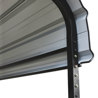 Abri de voiture en métal de 12*20 FT avec base améliorée Abri de voiture galvanisé pour garage robuste extérieur pour tracteurs de voiture de bateau de ramassage