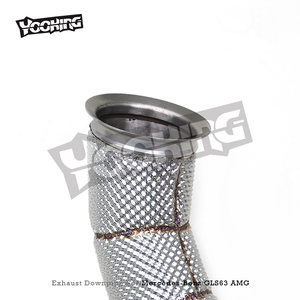 ส่วนหัวของเทอร์โบเครื่องยนต์ท่อระบายไอเสียสำหรับ Mercedes-Benz GLS63 AMG X167 4.0TT 2019 + สแตนเลสสตีลฟรี - Product Image 2