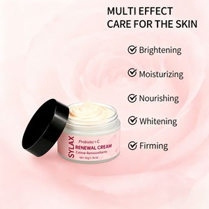 Crème hydratante anti-âge éclaircissante à la vitamine C et aux probiotiques, marque privée - Product Image 3