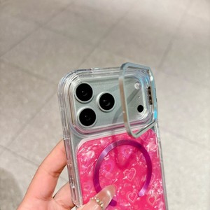 Senyork camera holder magnetic charging marble IMD phone case for iPhone 17 pro max 16 15 14 laser shockproof back cover - Product Image 4