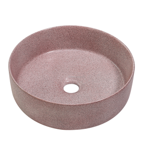 Lavabo vasque rond en céramique et marbre noir, moderne, <span class=keywords><strong>pour</strong></span> petite salle de bain, à poser sur comptoir - Product Image 6