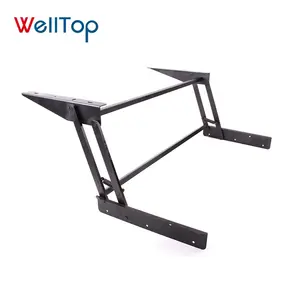 WT01-17 New Arrivals Desk Lift Mechanism Folding Table Mechanism Soft Close Lift Up Coffee Table Mechanism With Gas Spring Hinge