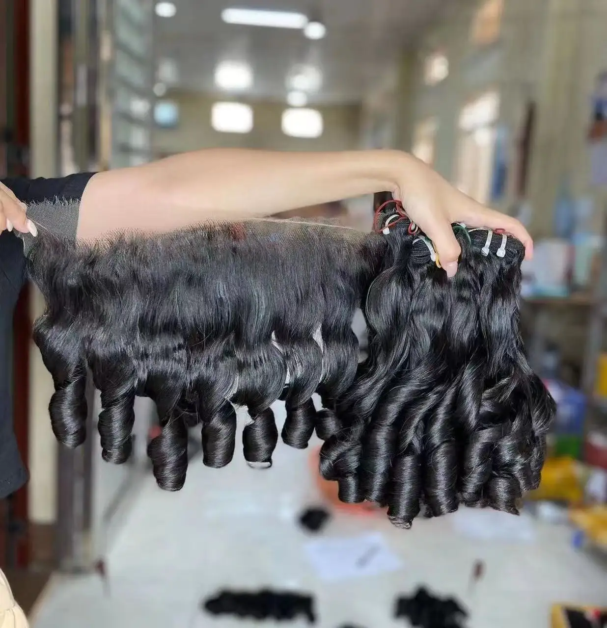 Nhà tài trợ duy nhất tóc thô Campuchia tóc thô Bó nguyên phía Đông Nam Châu Á tóc Nhà cung cấp