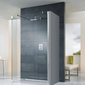 Màn hình tắm nóng bán trên thị trường cửa tắm khung nhôm rõ ràng kính cường lực cửa tắm - Product Image 1