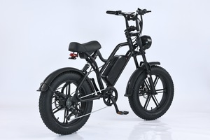 ZUKKA Bicicleta Eléctrica para Adultos, Motor de Tracción Trasera 500W, 20 "Fat Tire Dirt Bike, Bicicleta Todo Terreno para Nieve, Arena, Carretera - Product Image 3