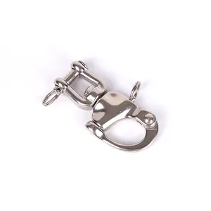 Chinese Supplier 304 316 Sailing Boat Stainless Steel Rigging Hardware Jaw Swivel Snap Shackle