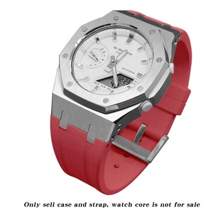 Boîtier de montre en acier inoxydable Gmas2100 avec bracelet en caoutchouc, bande en silicone, modification du cadran, remplacement pour <span class=keywords><strong>GMA</strong></span>-<span class=keywords><strong>S2100</strong></span> - Product Image 6