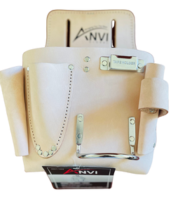 Pochette à outils en cuir ANVI1002 à 7 poches personnalisée Organisateur de poche efficace pour cloisons sèches Organisateur de petits outils de construction - Product Image 1