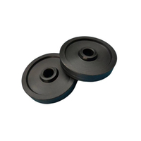 Piezas de máquina cnc de óxido negro, piezas de máquina cnc de ranurado de precisión PP, el mejor precio