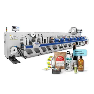 6-colour-flexo-printing-machine with die cutter flexo graphic printers flexo printing machine