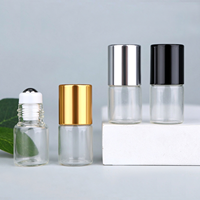 Flacon compte-gouttes en verre de 2 ml pour huiles essentielles, mini flacon de parfum, conteneur de voyage rechargeable anti-fuite, échantillon cosmétique testeur