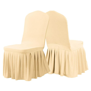 <span class=keywords><strong>Funda</strong></span> de <span class=keywords><strong>Silla</strong></span> Lavable <span class=keywords><strong>Beige</strong></span> Antideslizante, <span class=keywords><strong>Funda</strong></span> de <span class=keywords><strong>Silla</strong></span> de Comedor Elástica y Gruesa, <span class=keywords><strong>Funda</strong></span> Universal para <span class=keywords><strong>Silla</strong></span> de Boda, Hotel, Banquete - Product Image 1